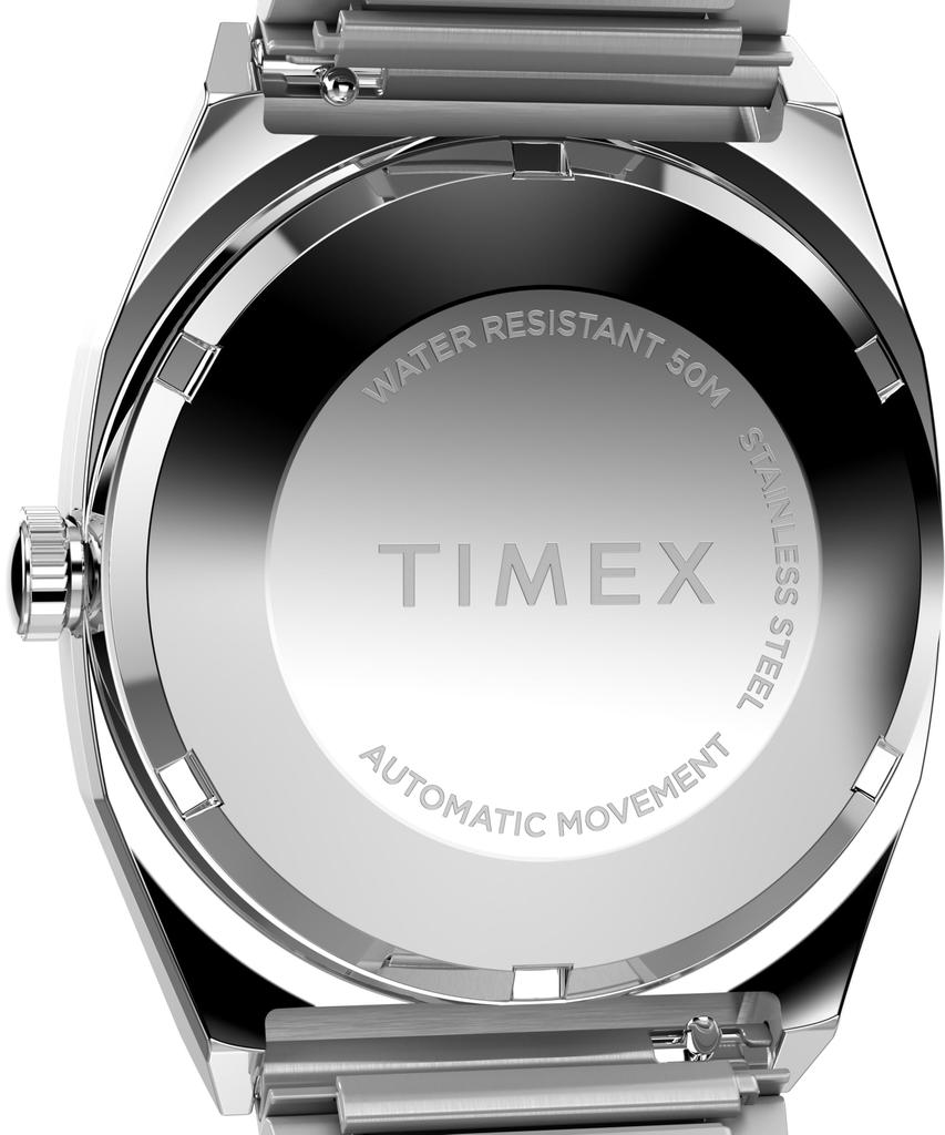 Часы Q TIMEX Автоматические 5 АТМ Водонепроницаемые Пластик Синий циферблат TW2Y07400 Унисекс [TIMEX] [Б/у]