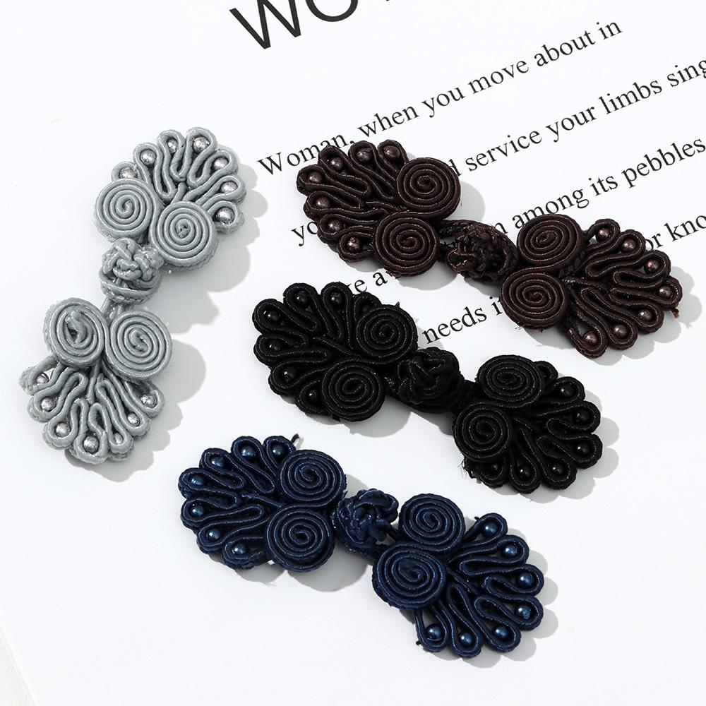 5Pcs Classic Invitation DIY Chinese Knot Button Knot Fastener Tang Suit Cheongsam Buttons