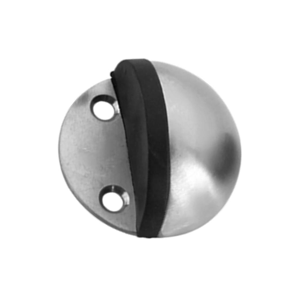 Dome Door Stop 304 Stainless Steel Sound Dampening Floor Door Bumper Punching Free Collision Proof