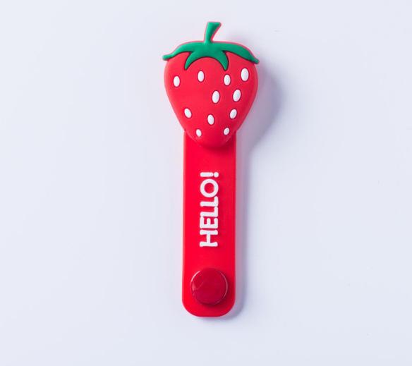 Силиконовый портативный мультяшный кабельный намотчик