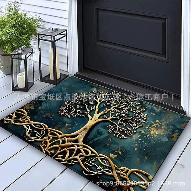 Semi-circular Floor Mat Entrance Door Mat Dirt Resistant Door Mat Kitchen Door Mat