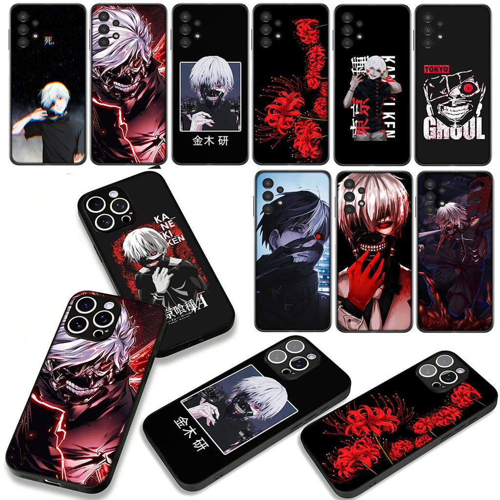 Чехол Аниме Токио Кен Канеки Гули для Samsung Galaxy A36 A17 A26 A07 A35 A54 A53 A13 A33 A34 S8 S9 S20 S21 FE S10 Plus