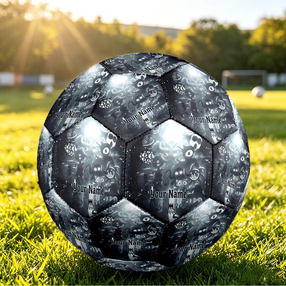 Custom Name Text Size 5 Football,Doors Standard Training Soccer Ball