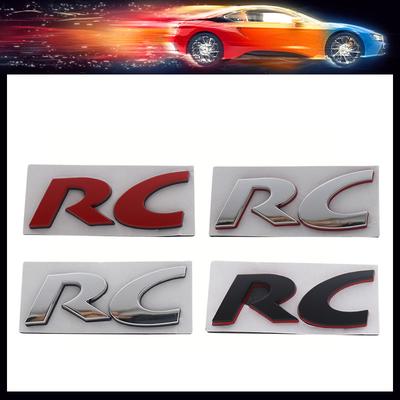 3D Стайлинг автомобиля Логотип RC для 308 306 106 206 205 208 307 3008 207 508 2008 5008 автомобиль Капот Крыло багажник Задний капот Шильдик Наклейка Эмблема Значок Наклейка