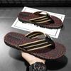 Slippers for Men Men's Flip Flops Flat Sandals Shoes for Men Soft and Comfortable Wear-resistant Non-Slip Sandals Beach New
