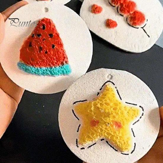 10 шт. Деревянная лопатка из хлопка 3D Art Foam Paper Crafts School Projects DIY Простая в использовании интерактивная пенная бумага