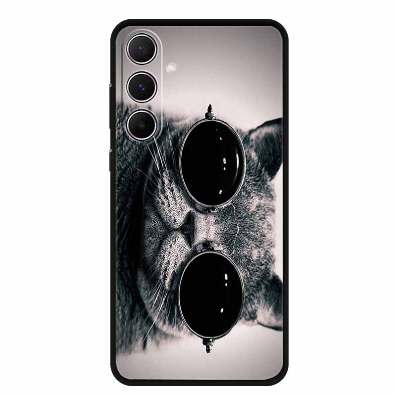 Для Samsung Galaxy A54 A34 A24 Животные Мягкий Силиконовый ТПУ Чехол для Телефона Для Samsung A34 5G A24 4G Волк Защитный Крутой funda