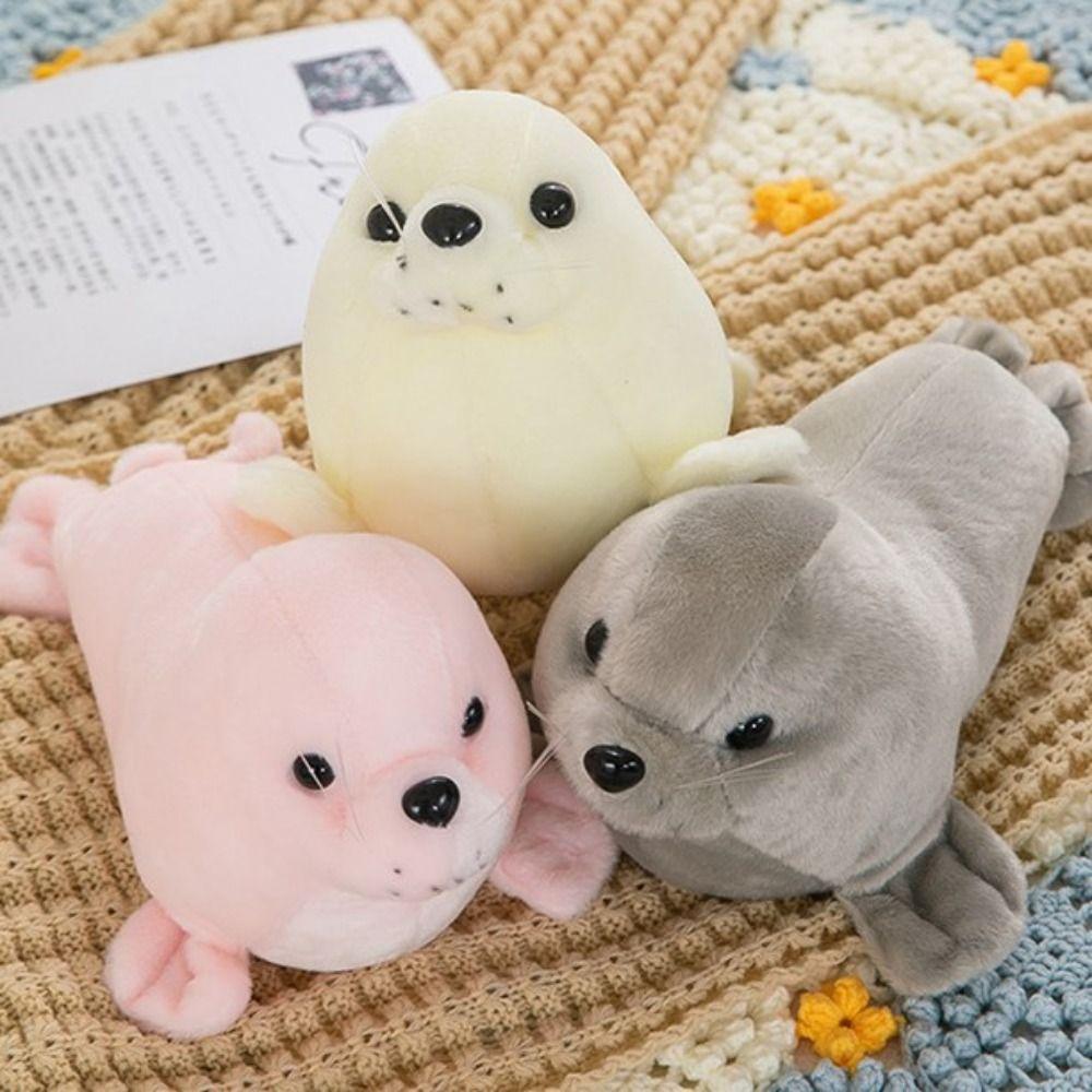 Animal Pillow Seal Plush Stuffed Toy Soft Sea Lion Plushie Fashion Sea Dog Doll Aquarium
