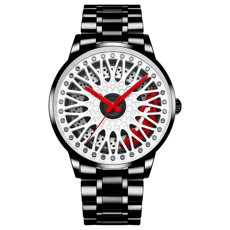 Мужские часы SVJ, оригинальный суппорт с трехмерным полым дизайном, модифицированная ступица автомобильного колеса, мужские часы