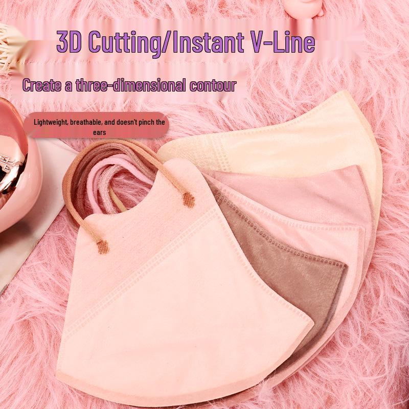 Дышащая 3D одноразовая маска-румяна Весна/Лето 2025: Защита от УФ-лучей, Защита от солнца, Трехслойная конструкция.