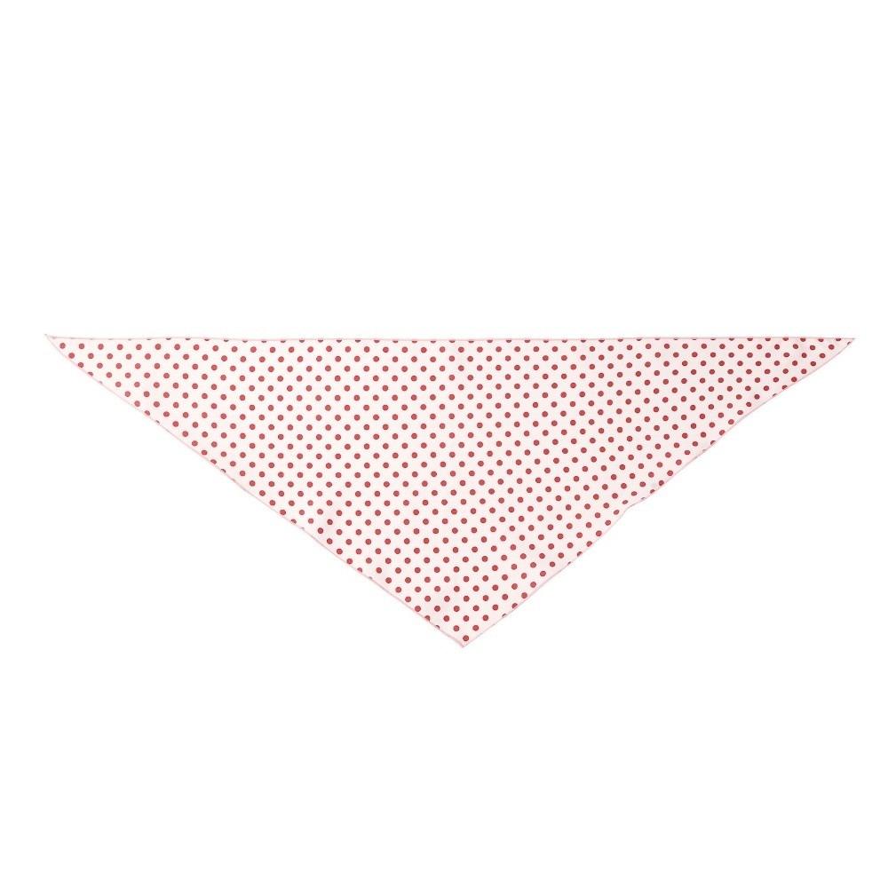 Thin Polka Dots Triangle Scarf Polyester Head Wraps Elegent Foulard Hair Band  Women