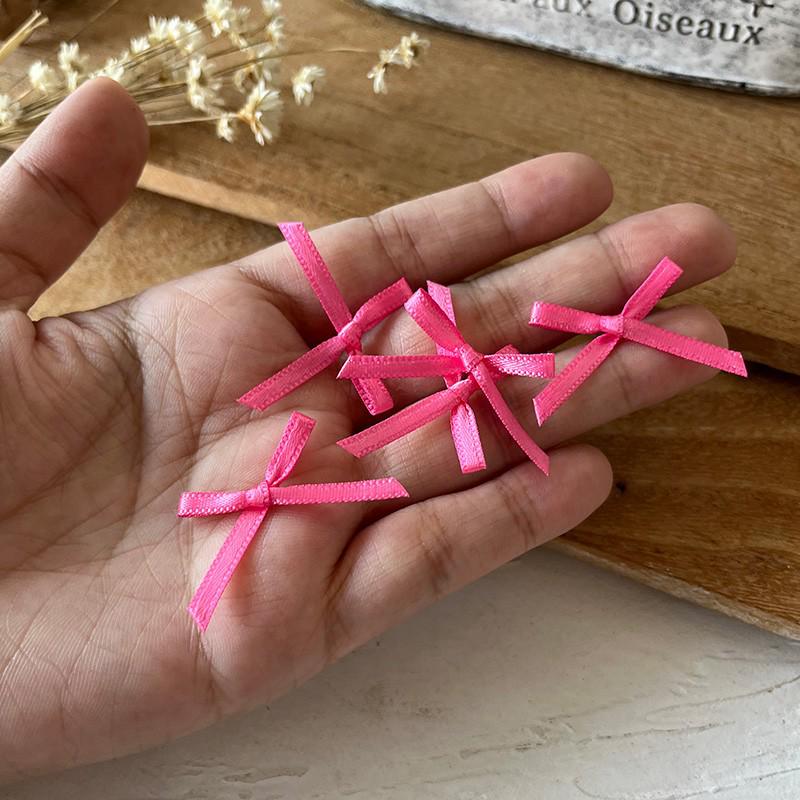 Ручной бант из ленты шириной 2,5 см для DIY одежды и аксессуаров для волос, держателей для открыток и украшений