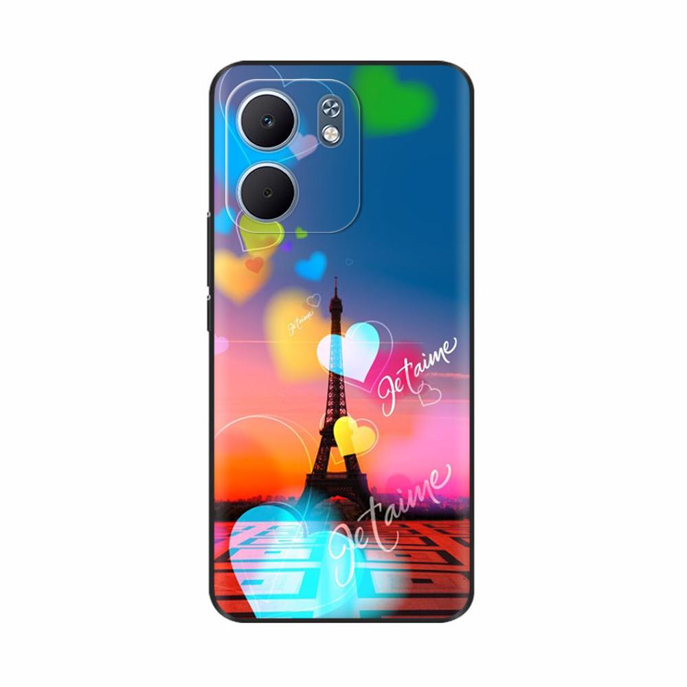 Чехол для Oppo A5x Мягкий силиконовый чехол для телефона Черная ТПУ задняя крышка для Oppo A5X A5 x 4G 5G Чехол Милые принтованные сумки Fundas Coque