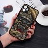 Samurai Oni Mask Phone Case For IPhone 18 14 11 12 13 Mini Pro Max 8 7 Plus X XR XS MAX Translucent Matte Cover