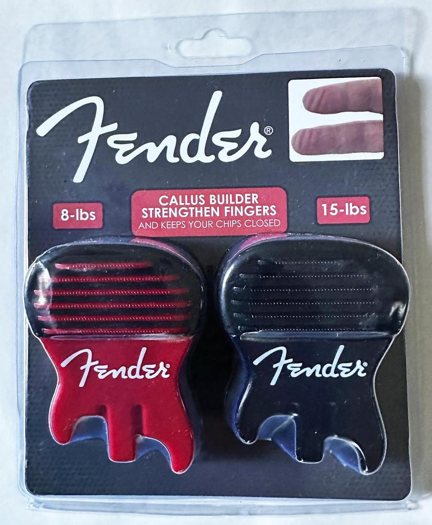 Fender Средство для наращивания мозолей и укрепления пальцев 8 и 15 черного цвета Для тех, кто играет на струнных инструментах (Красные фунты. фунтов.) – (гитара, бас, скрипка и т. д.)