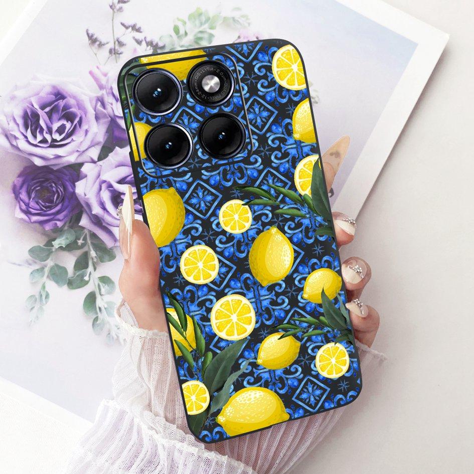 For Funda Motorola Edge 70 Fusion 2026 Phone Case New Fashion Flower Bow Soft Black Silicone Cover For Moto Edge 70Fusion+ Cases