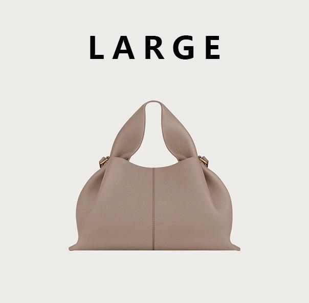 Pol Cloud Сумка-пельмень из натуральной кожи класса люкс в ретро французском стиле