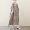 Multi Color Print Loose Short Sleeve Polka Dot Dress Women Spring Summer Casual Bohemian Female Dresses