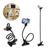 Держатель для мобильного телефона Универсальный зажим для смартфона 64 см Зажим с когтями Гибкий стержень Шарнирный опорный кронштейн Регулируемая на 360° ленивая подставка
