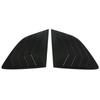 Gloss Black  Carbon Fiber Black Rear Side Window Louvers Rear Side Window Louvers Fit for Honda CR-V