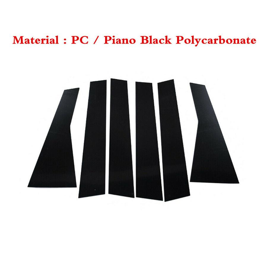 Для Kia Forte 2019-2021 ПК Накладка на центральную стойку бокового стекла двери Черная