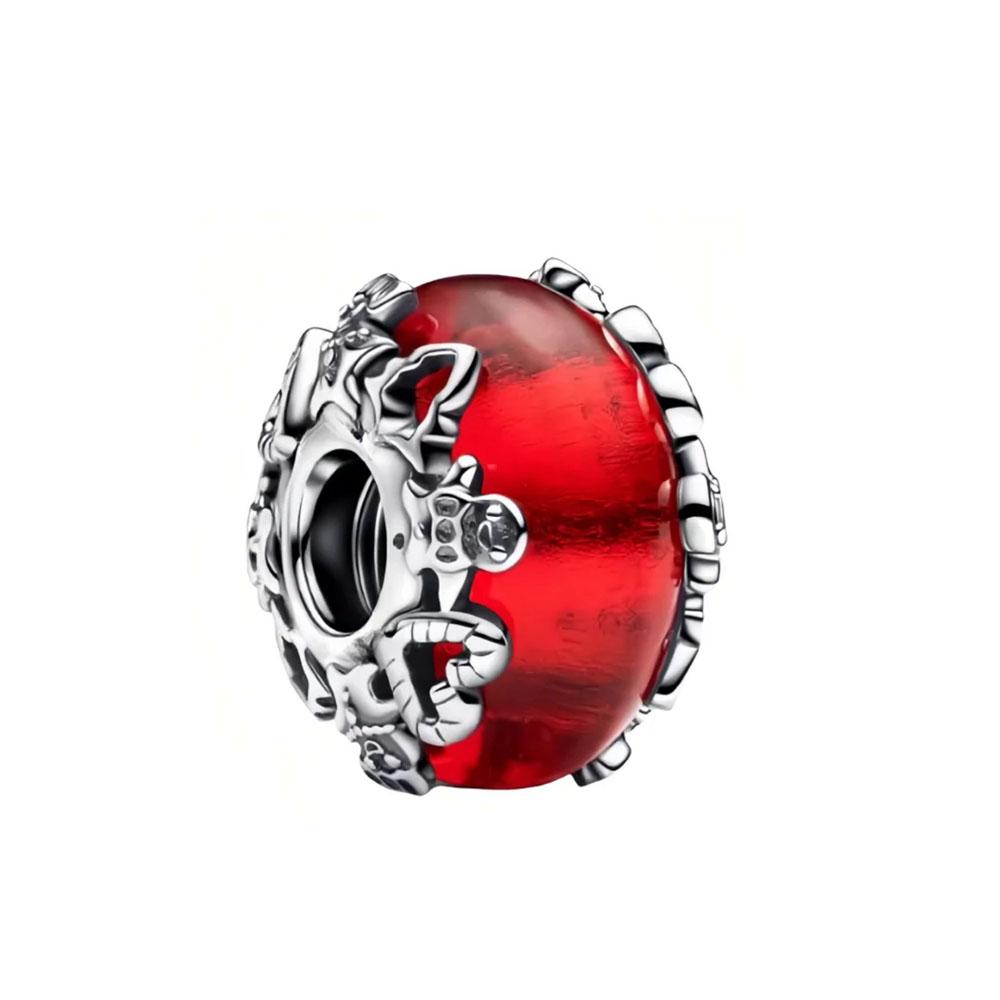 Новые медные красные шармы бусина-сердце для медицинского персонала подходят для оригинального браслета-шарма для женщин DIY изготовление модной бижутерии вишня