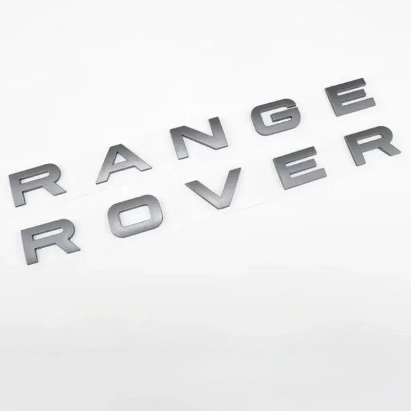 3D ABS Car Front Hood Emblem Badge Decal Letters Sticker Range Rover Logo For Land rover range rover series Discovery Evoque XS1