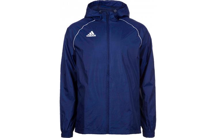 adidas Куртки Мужские Синие С Капюшоном Умеренные Другие CV3694