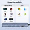 BENFEI USB C Hub USB C Hub Multiport to HDMI to Card PD 100W Зарядка Power Delivery Thunderbolt Совместимость с iPhone 15 MacBook iPad 7in1, адаптер,