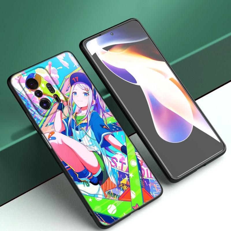 Game Project Sekai Black Silicone Phone Case For Xiaomi Mi 9 SE 8 10 10T 11 12 13 Lite 9T 11T 12S 12T 13T 14 Pro 5G NE 11i 12X