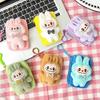 Cute Plush Labubu Coin Purse Pendant Labubu Earphones School Bag Pendant Gift