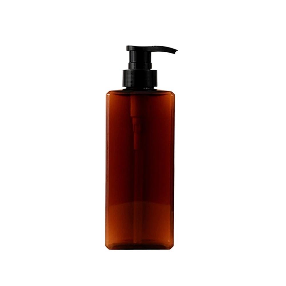 400/500ml Soap Dispensers Empty Square Design Lotion Pump Bottle Press Type Refillable Shampoo Sub-bottling Travel Shower Use