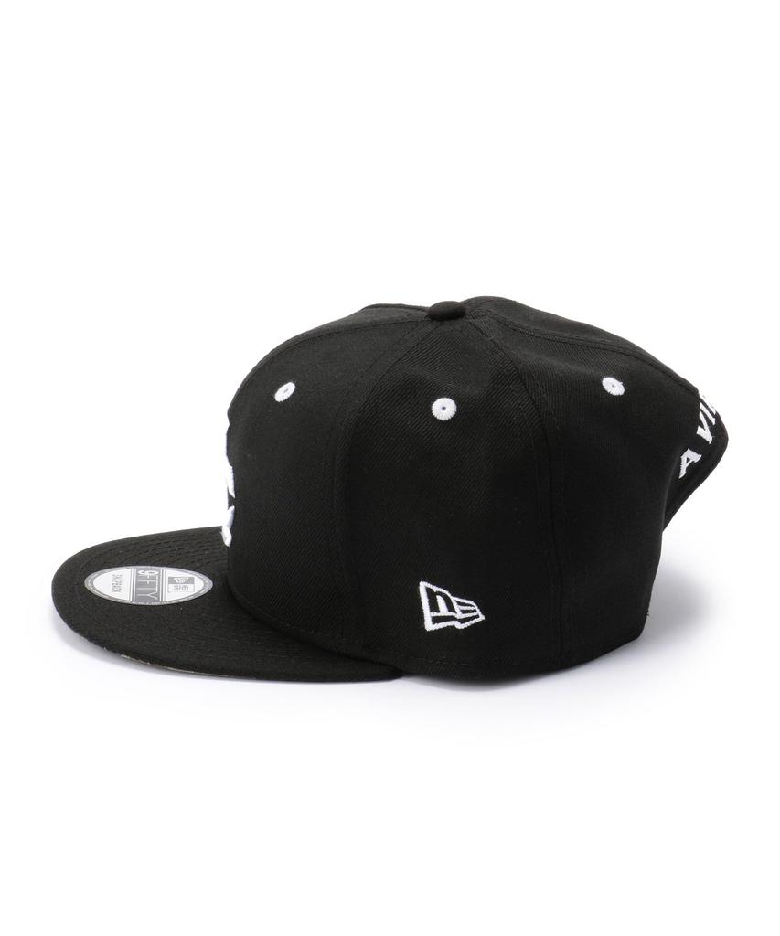AVIREX x NEW ERA 9FIFTY SNAP BACK CAP TYPE F AC, Men's, 010, Black, 783-4174003