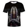 Knight Templar Men's T-shirt 3D Printing T-shirt Knight Templar Fashion Casual T-shirt Hip Hop Harajuku Streetwear Tops