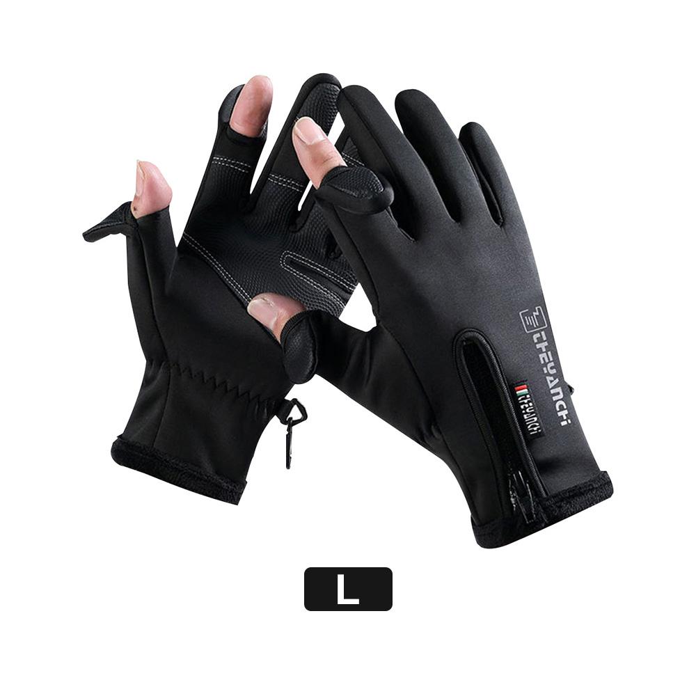 Зимние теплые перчатки для сенсорного экрана, уличные ветрозащитные водонепроницаемые морозостойкие перчатки, мужские перчатки для вождения, езды на велосипеде, рыбалки, лыжные перчатки