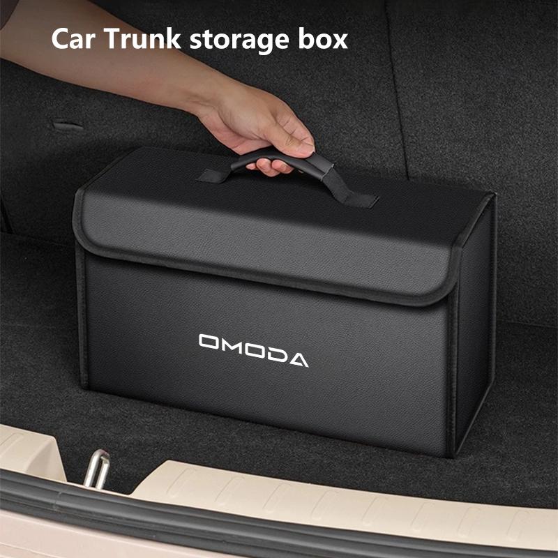 Car Trunk Storage Box For Chery OMODA 5 C5 OMODA E5 FX GT 2025 Organizer Foldable Stowing Tidying Bag Car Interior Accessories