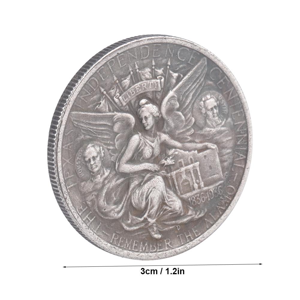 The United States 1936 D Texas Brass Silver Dollar Vintage Commemorative Collection Coin