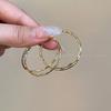 Fashion Exaggerated Double Layer Female Fancy Earrings Circle