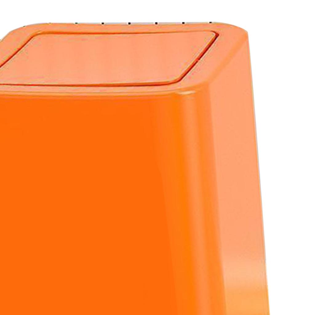 Garbage Bin 9L Cartoon Pattern Cute Look Trash Can Waste Basket with Swing Lid for Home Bathroom