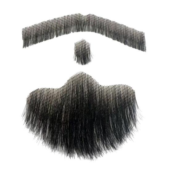 2 шт. Искусственная борода эспаньолка усы ручной работы невидимое кружево волосы на лице накладная эспаньолка борода Хэллоуин наряжаться мужской макияж драма вечеринка кинореквизит