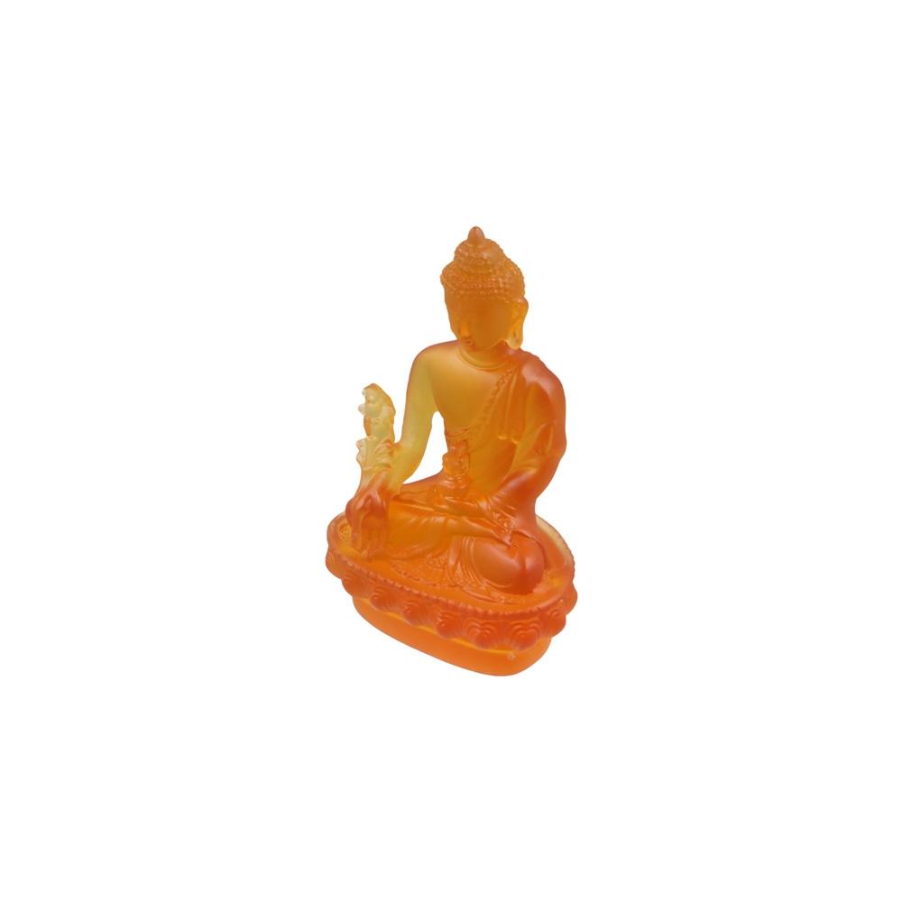 Resin Craft Medicine Buddha Statue Thai-style Pharmacist Buddhist Sculpture  Desktop