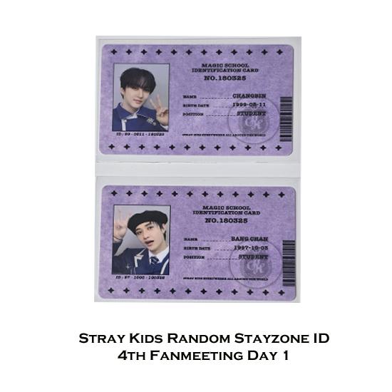 Stray Kids Magic School Photocards (4th Fan Meeting)