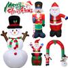 Christmas Inflatable Balloon LED Inflatable Giant Dolls High Brightness Christmas Dolls Eco-friendly Outdoor Garden Xmas Decor