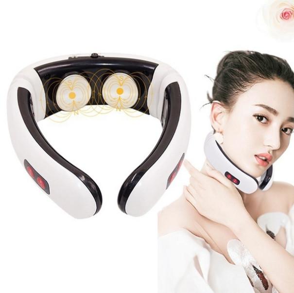Импульсный электрический шейный массажер, устройство для терапии плеч и шеи, инструмент для облегчения боли
