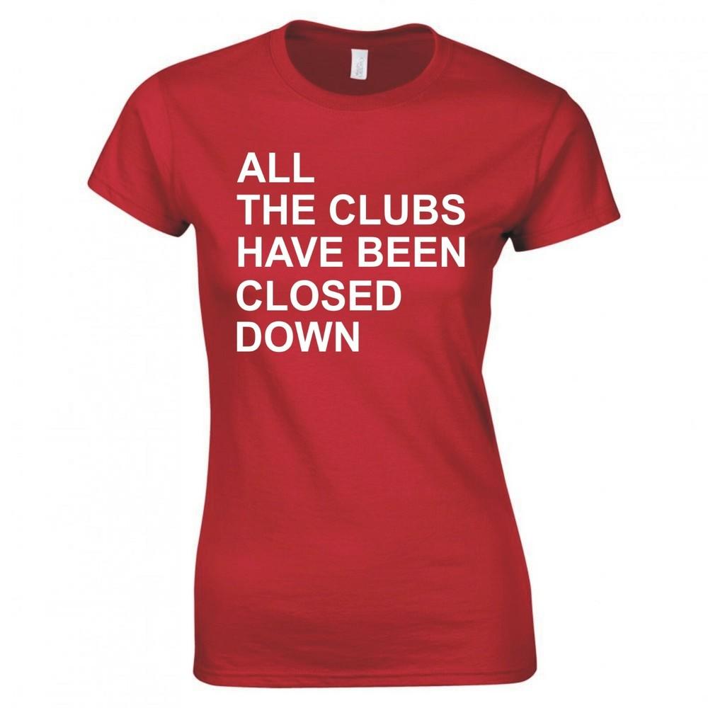 Inspired By The Specials All The Clubs Have Been Closed Down Skinny Fit TShirt