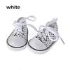 7cm Handmade Toys 18 Inches Doll Doll Shoes Doll Accessories Canvas Shoes Wave point Shoes