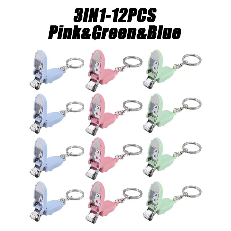 Портативные кусачки для ногтей Мини брелок Кусачки для ногтей из нержавеющей стали Защита от брызг Складные кусачки для ногтей Мини дорожные кусачки для ногтей