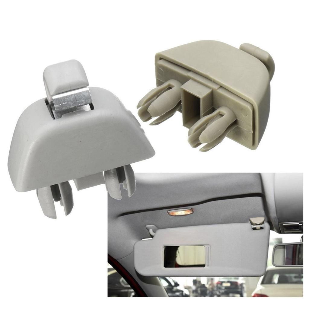 1 пара зажимов для солнцезащитного козырька, держатель крючка, фиксатор внутренней отделки, сменный крепежный зажим для A6 C6 Passat B7 Polo 4F0857561