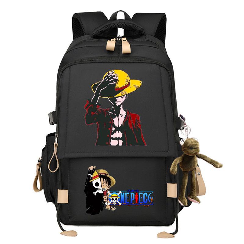 One Piece themed large-capacity stylish backpack for students. 7529 KTB