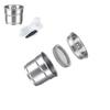 JOYSOG Stainless Steel Refillable Coffee Capsule Kit for Illy X7/illy Y3/illy Y5 Coffee Machines, Reusable Capsule Filter Pods